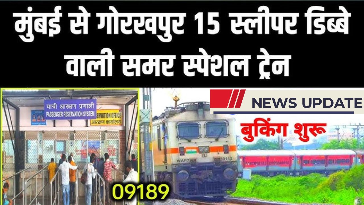 Mumbai to Gorakhpur summer special train