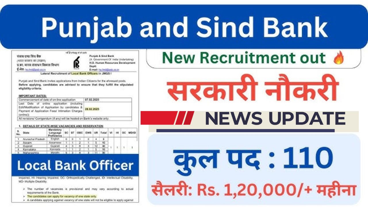 Punjab and sind bank recruitment