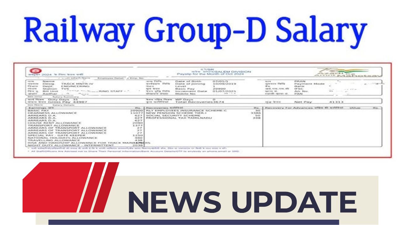 Railway group d salary