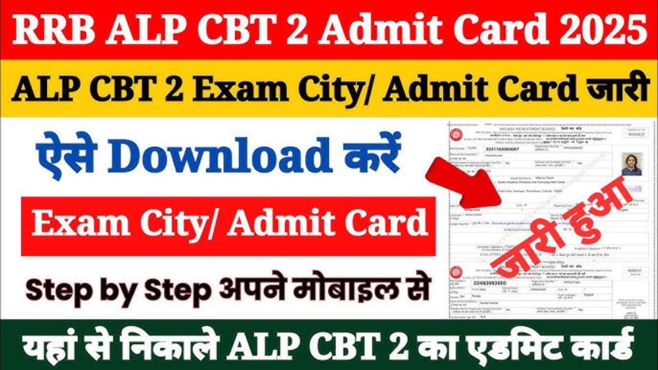 Rrb alp admit card