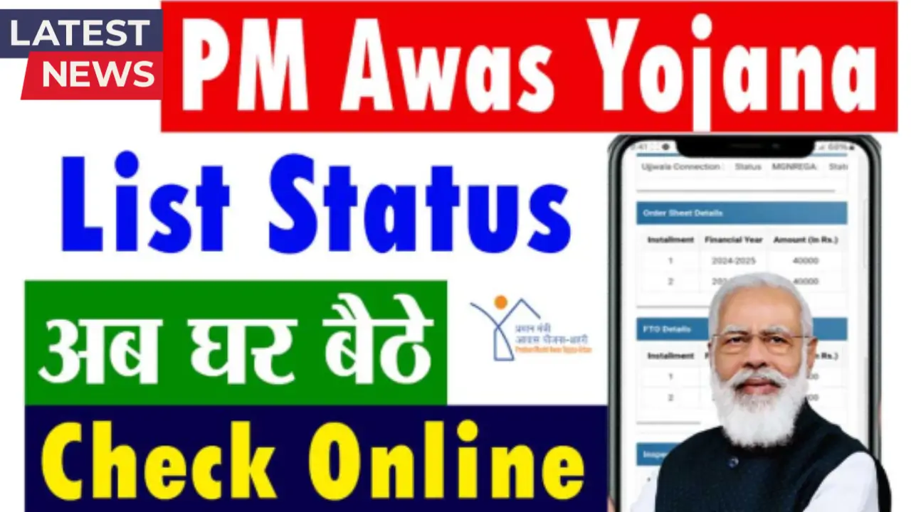 PM Awas Yojana List Status 2025