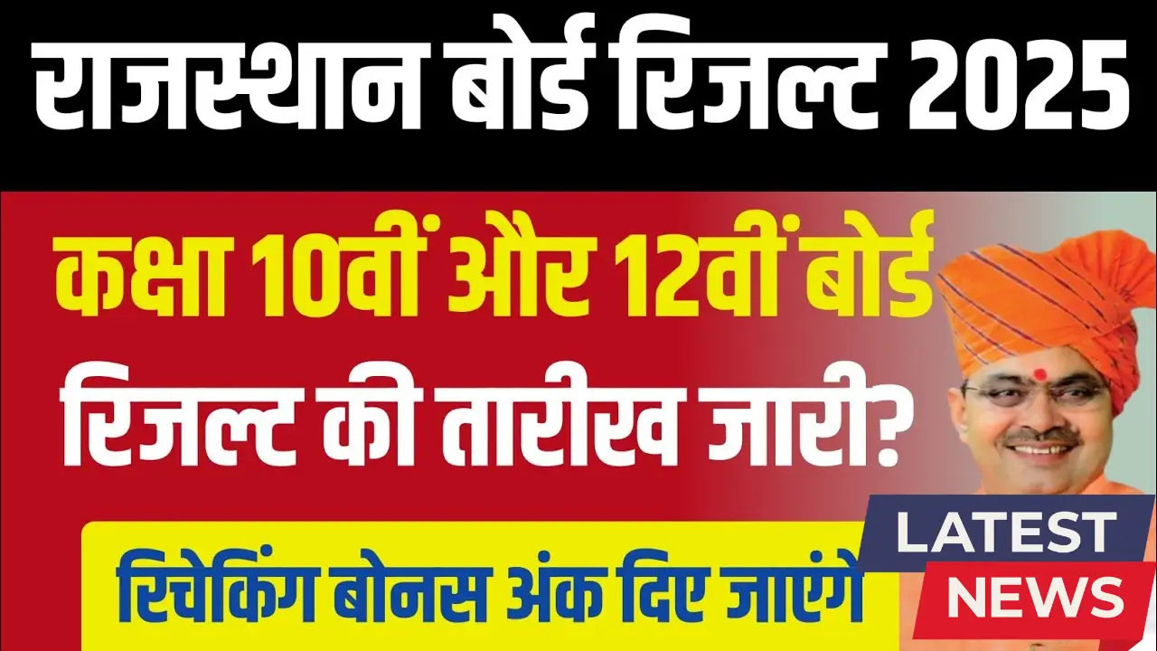 RBSE 10th Result 2025