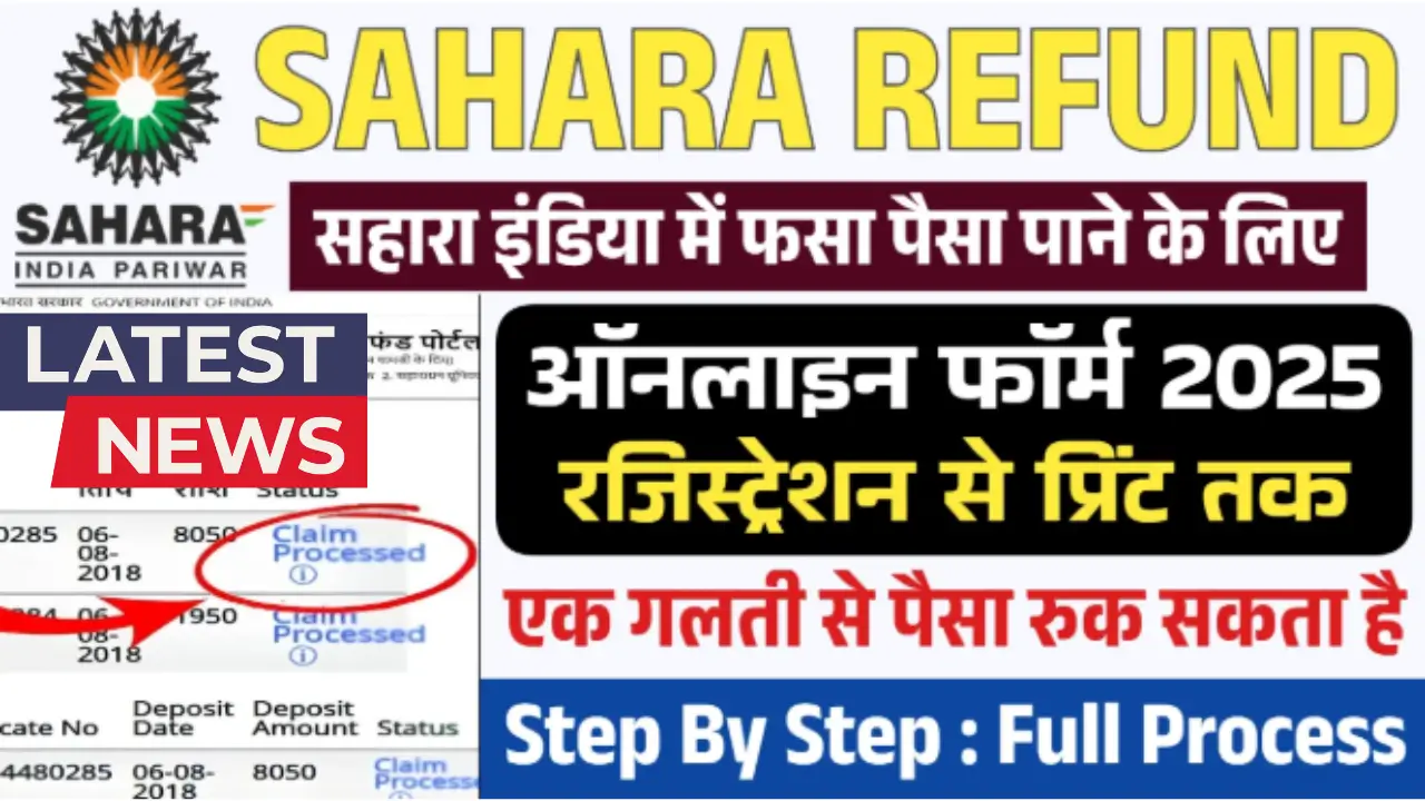 Sahara India Refund Apply 2025