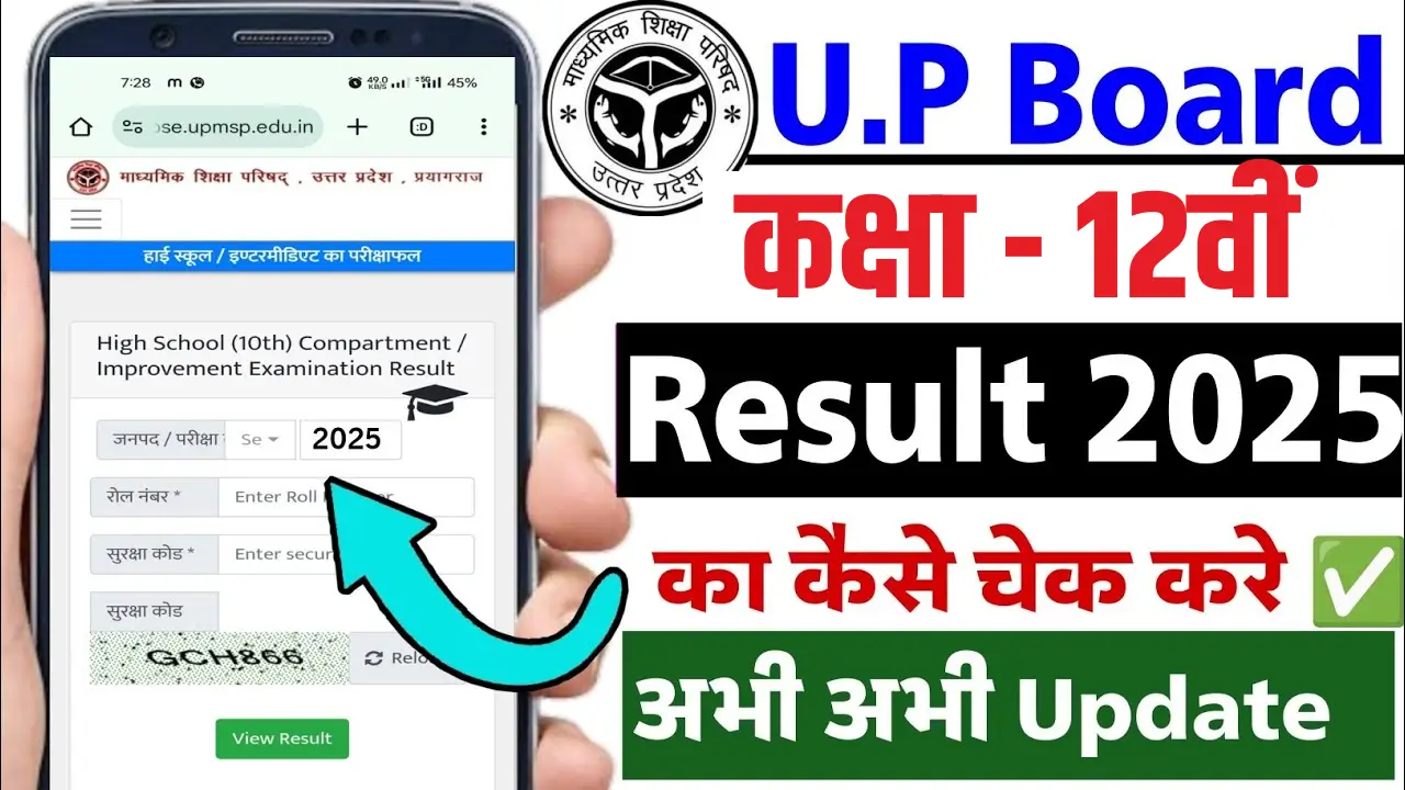 UP Board 12th Result
