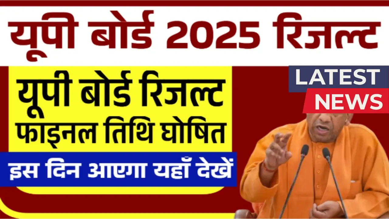 UP Board Result 2025 Date Released
