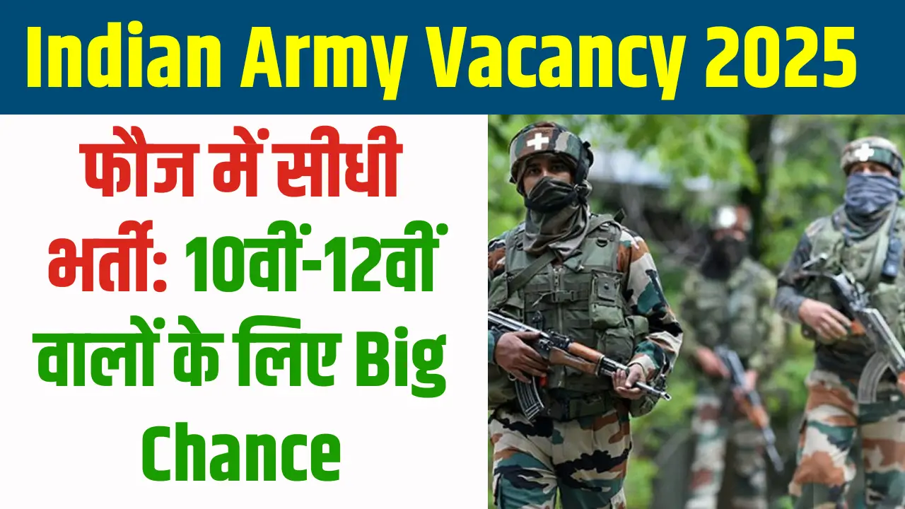 Indian Army Vacancy 2025
