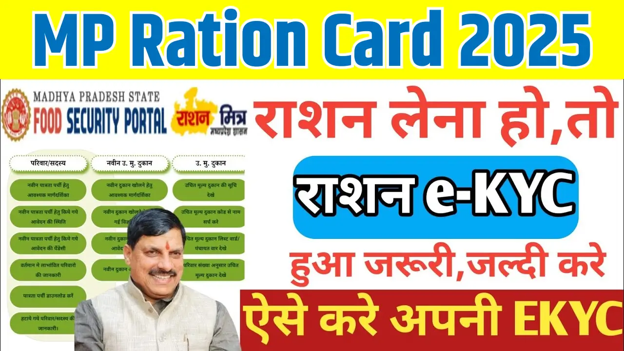 MP Ration Card e KYC 2025