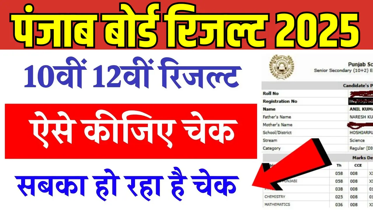 Punjab Board Result 2025