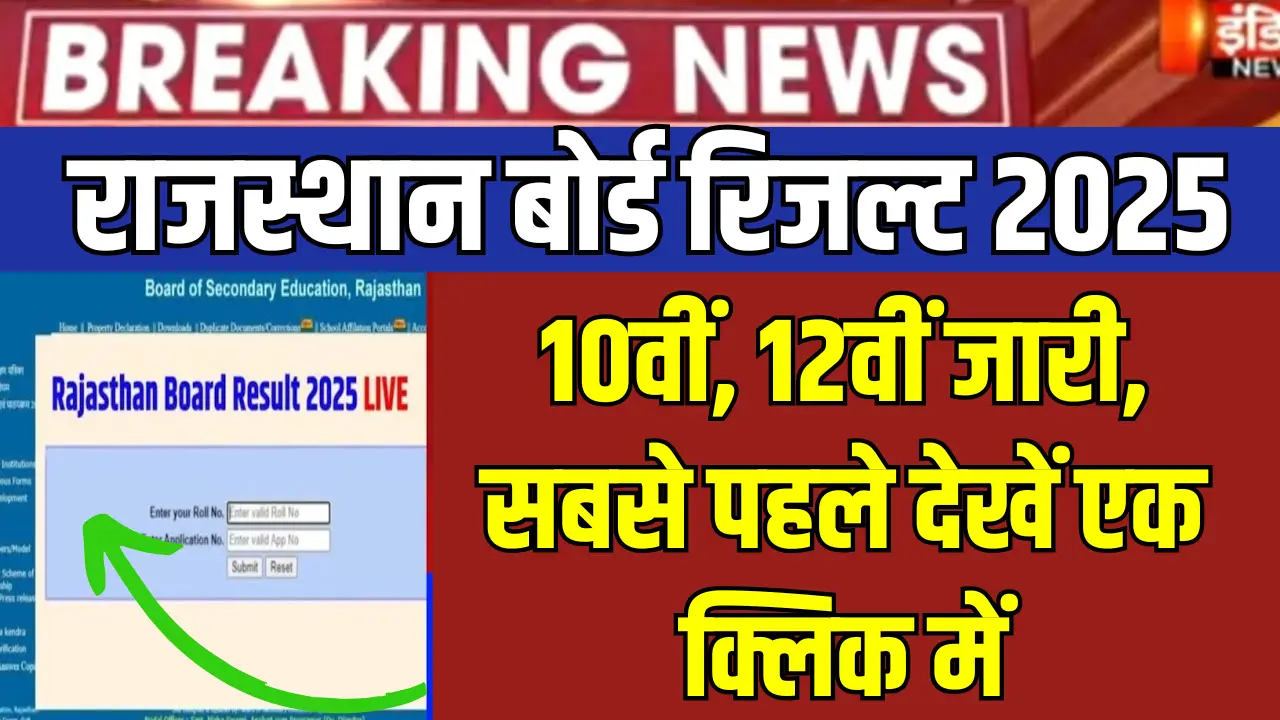 Rajasthan Board Result 2025