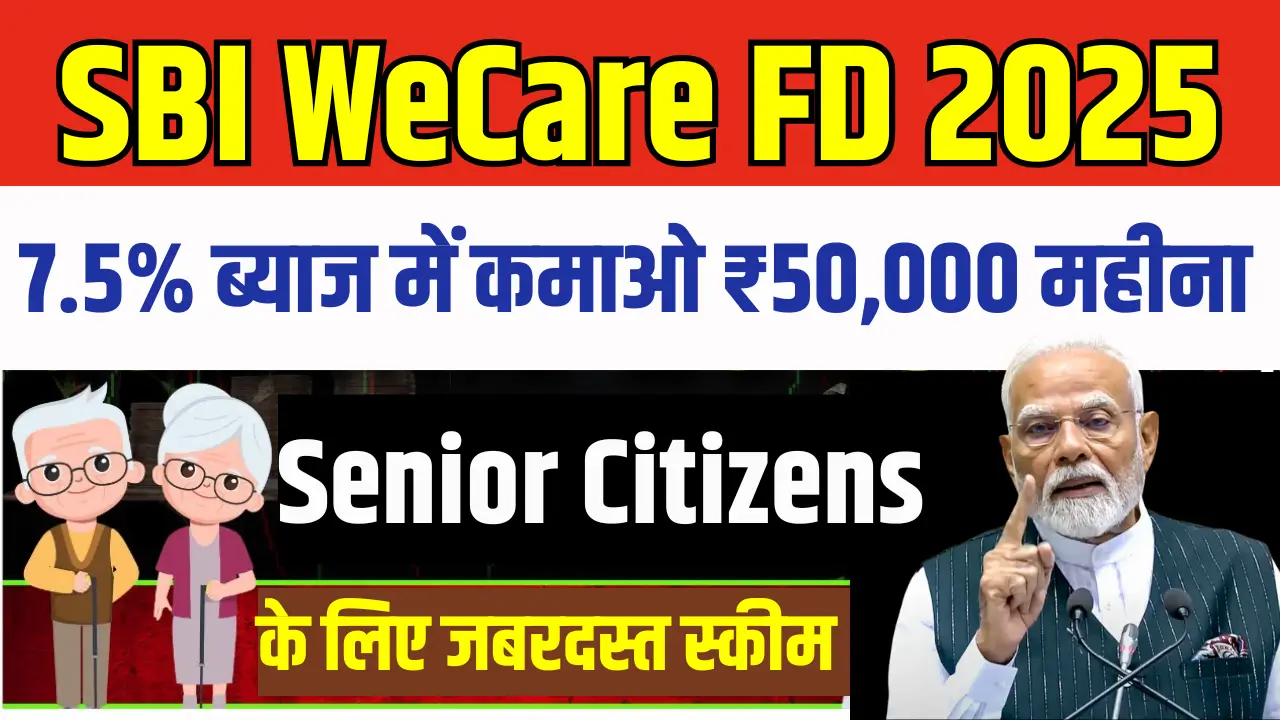 SBI WeCare FD Scheme 2025