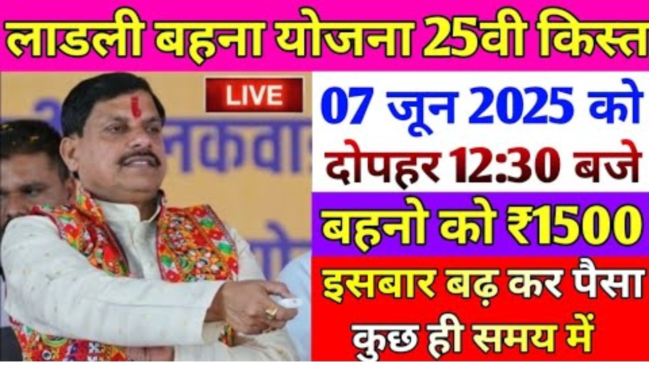 Ladli Behna Yojana 25th Payment