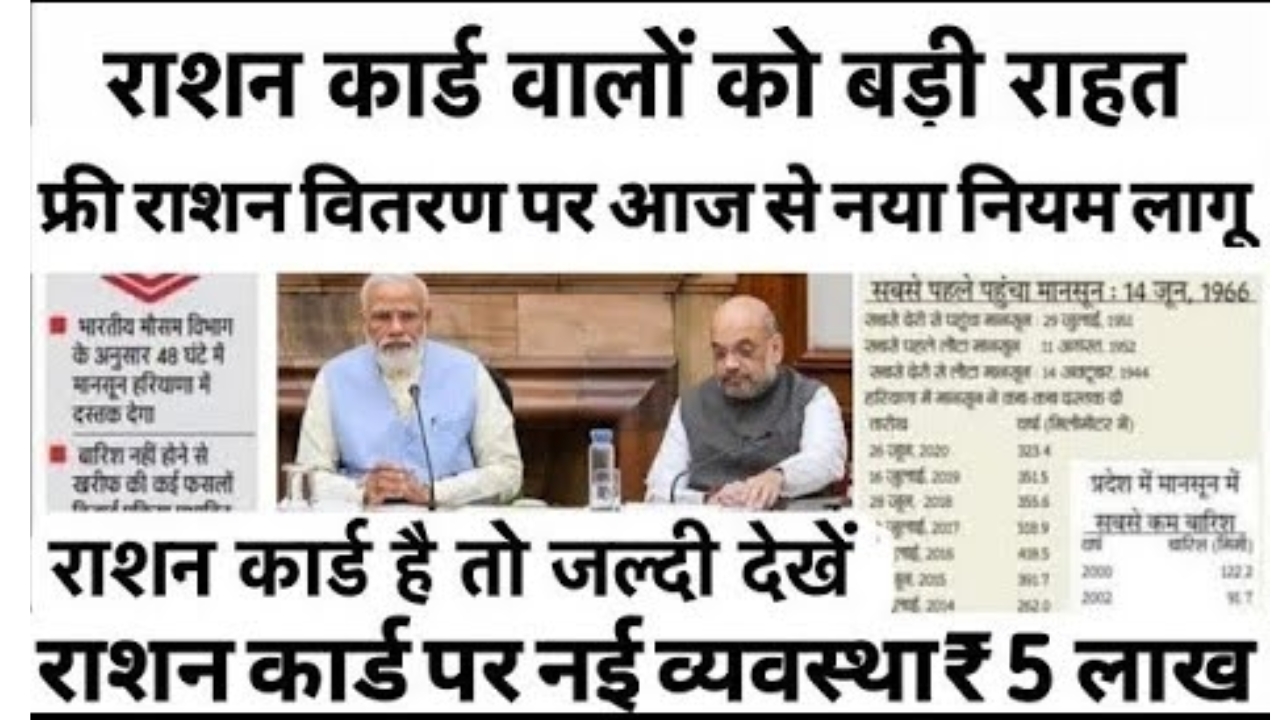 Ration Card New Benefits Update 2025