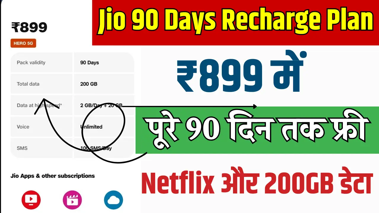 Jio 90 Days Recharge Plan