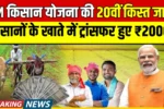PM Kisan 20th Installment