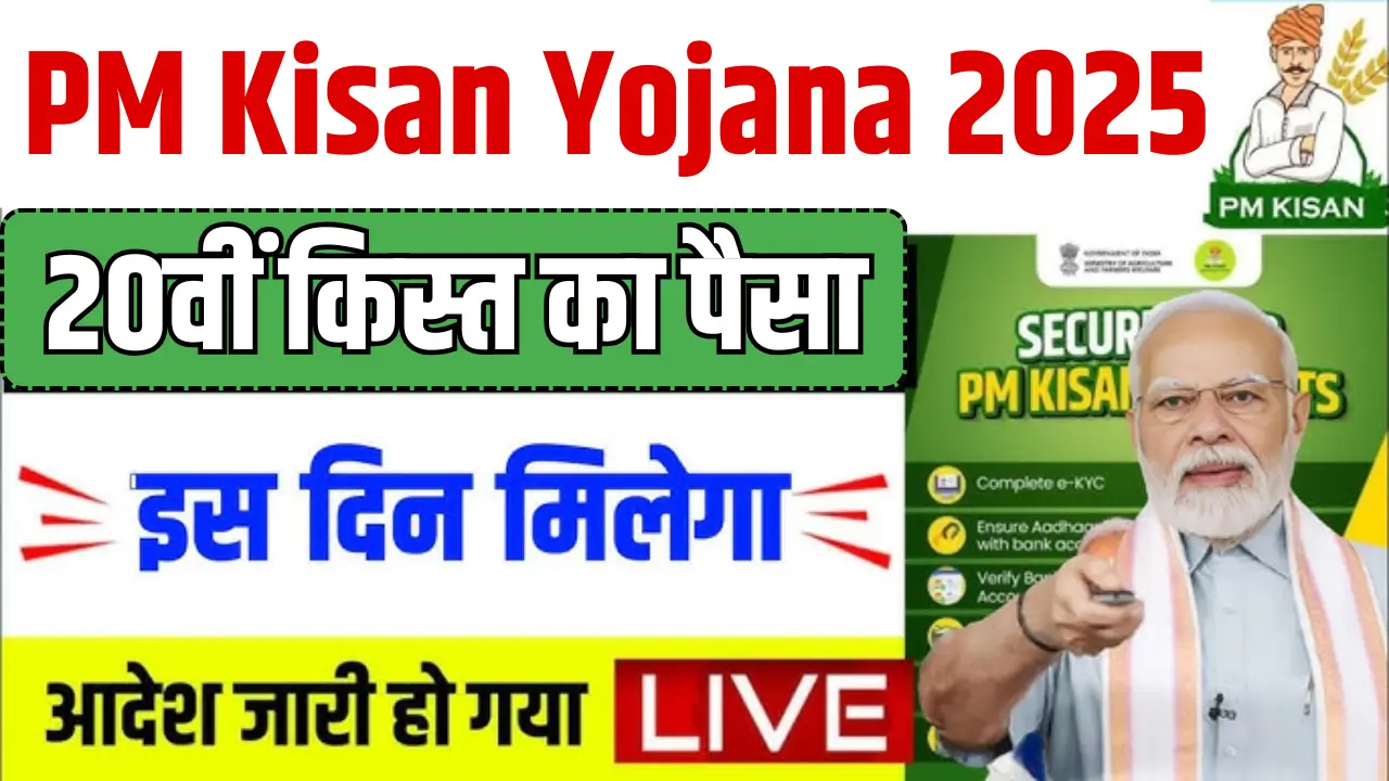 PM Kisan Yojana 20th Installment