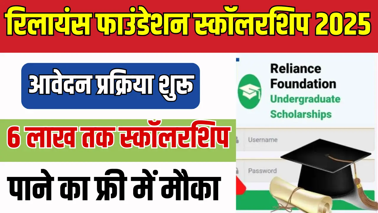 Reliance Foundation Scholarship 2025