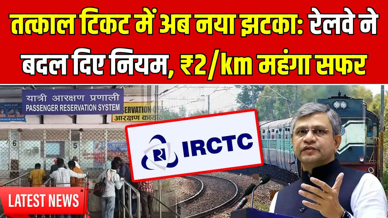 Tatkal Train Ticket Rules 2025
